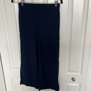 Madewell, navy size XS, silky pants with slight flare